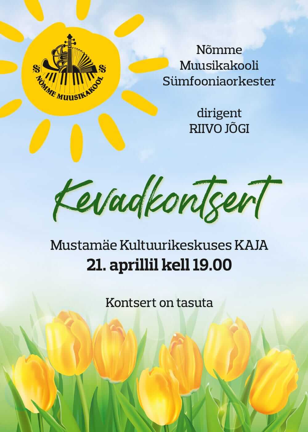 Nõmme Muusikakooli Sümfooniaorkestri kevadkontsert