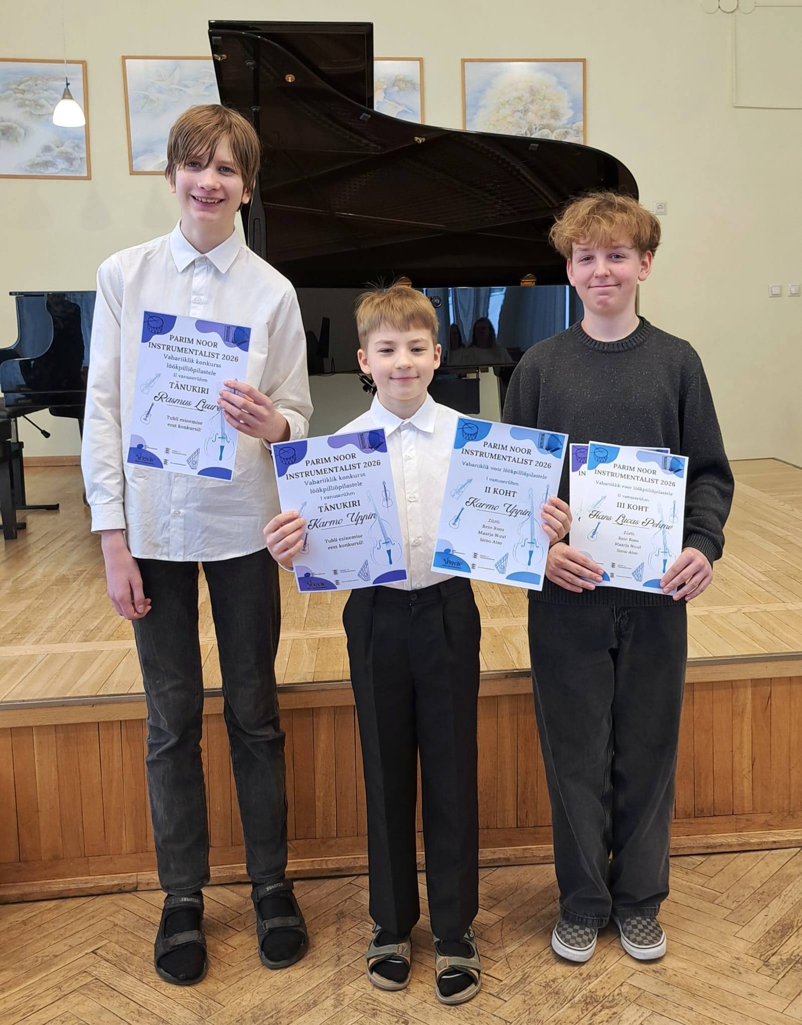 “Parim Noor Instrumentalist” löökpillid